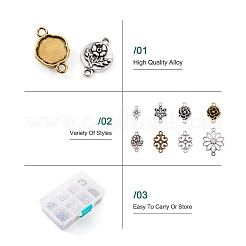 Alloy Tibetan Style Links connectors&nbsp;PALLOY-TA0001-13