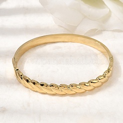 304 Stainless Steel Hinged Bangles for Women&nbsp;BJEW-B168-13G