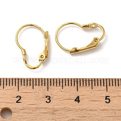 Brass Leverback Earring Findings&nbsp;KK-Z007-26C