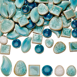 500G 4 Styles Handmade Porcelain Cabochons&nbsp;DIY-SP0007-70