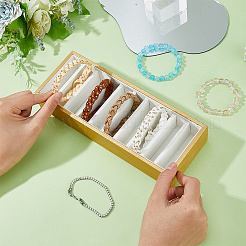 10-Slot PU Leather Bracelet Organizer Trays&nbsp;AJEW-WH0471-128B