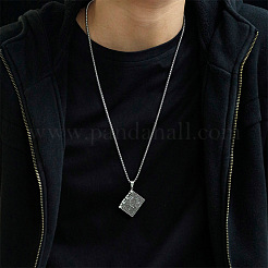 Alloy Pendant 201 Stainless Steel Chain Necklaces for Men&nbsp;FS-WG1D596-11
