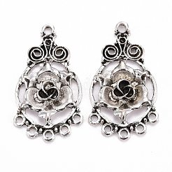 Tibetan Style Alloy Chandelier Components Links&nbsp;TIBE-I025-08AS