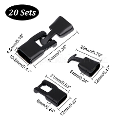 20 Sets Alloy Snap Lock Clasps&nbsp;FIND-AR0003-21