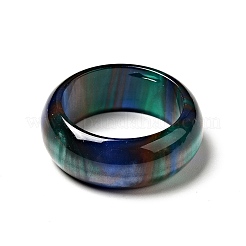 Resin Plain Band Finger Ring for Women&nbsp;RJEW-C034-01E
