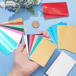 56 Sheets 8 Colors Aluminium Blank Name Cards&nbsp;DIY-NB0001-31