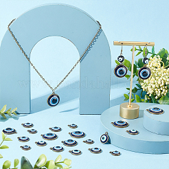 30Pcs 5 Style Plastic Pendants&nbsp;FIND-AR0002-82AB