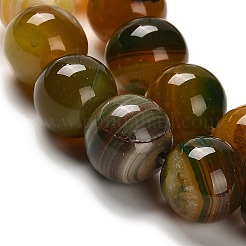 Dyed Natural Agate Beads Strands&nbsp;G-G175-A11-01