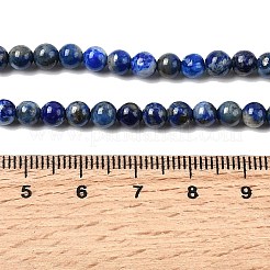 Natural Lapis Lazuli Beads Strands&nbsp;G-G344-A09-4mm