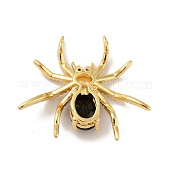 Brass Micro Pave Cubic Zirconia Pendants&nbsp;KK-B059-08G