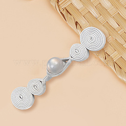 12Pcs Polyester Resin Cheongsam Buckle for Chinese Formal Dress&nbsp;DIY-CY0001-86C