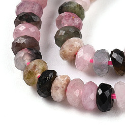 Natural Multicolor Tourmaline Beads Strands&nbsp;G-T141-38
