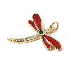 Brass Micro Pave Cubic Zirconia Pendants&nbsp;CU-CBA7D12-08G-02