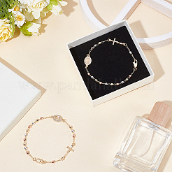 2Pcs Brass Beads Link Bracelets&nbsp;BJEW-GO0001-33