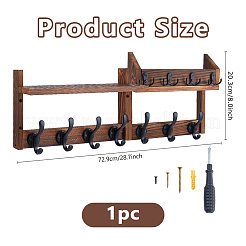 Wood Wall Hanging Holders&nbsp;AJEW-WH0596-654