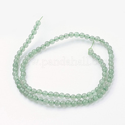 Natural Green Aventurine Bead Strands&nbsp;G-G735-63-4mm