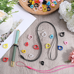 5Pcs 5 Colors Rubber Lanyard Straps&nbsp;DIY-GF0008-39B