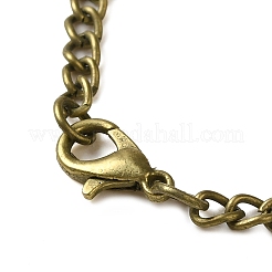 Alloy Glass Pendant Pocket Necklace&nbsp;WACH-S002-19AB