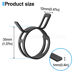 Steel Pipe Clamp for Automobile Water Pipe and Oil Pipes&nbsp;FIND-WH0366-514