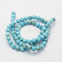 Natural Magnesite Beads Strands&nbsp;TURQ-C003-8mm-4