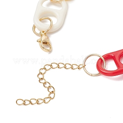 Acrylic Oval Link Chain Bracelets for Women&nbsp;BJEW-TA00618