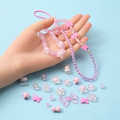 238Pcs 15 Style Transparent & Opaque Acrylic Beads&nbsp;DIY-YW0005-41