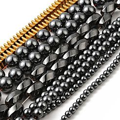 Non-magnetic Hematite Beads Strands&nbsp;G-P479-01