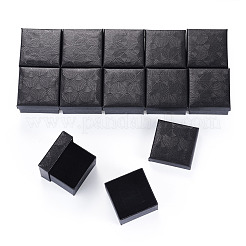 Shell Textured Paper Jewelry Ring Storage Gift Boxes&nbsp;CON-TAC0014-15E