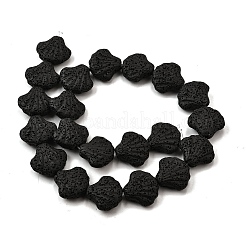 Dyed Natural Lava Rock Beads Strands&nbsp;G-A264-A04-01C