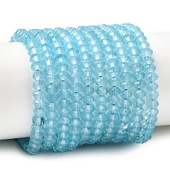 Natural Blue Topaz Beads Strands&nbsp;G-K376-I07-3x4mm