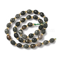 Natural Green Wood Lace Stone Wooden Jasper Beads Strands&nbsp;G-F809-A30-01