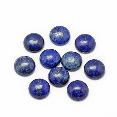 Natural Lapis Lazuli Cabochons&nbsp;G-R416-6mm-33-1