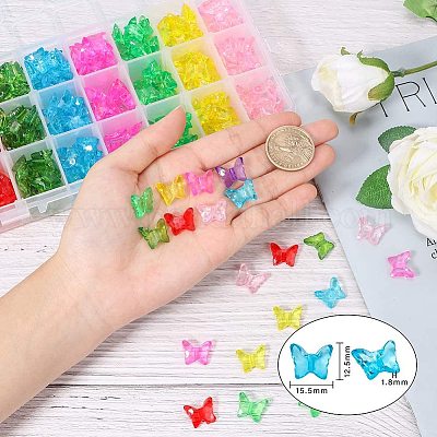 Transparent Acrylic Beads&nbsp;TACR-PH0001-10-1