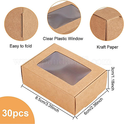 Kraft Paper Box&nbsp;CON-WH0032-F01-1