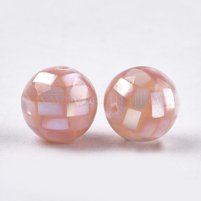 Resin Beads&nbsp;SSHEL-T007-12mm-03-1
