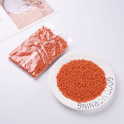 Baking Paint Glass Seed Beads&nbsp;SEED-US0003-3mm-K4-1