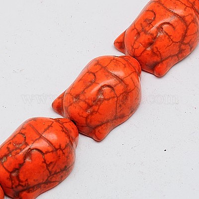 Synthetic Turquoise Beads Strands&nbsp;TURQ-G119-20x29mm-05-1