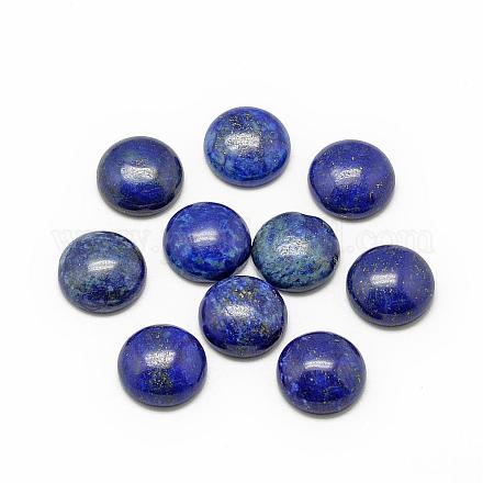 Natural Lapis Lazuli Cabochons G-R416-6mm-33-1