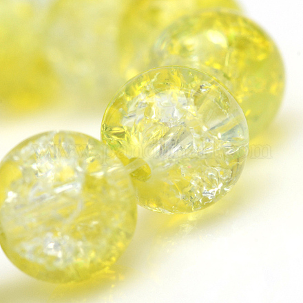 Baking Paint Crackle Glass Bead Strands X-CCG-S001-4mm-04-1
