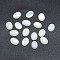 Shell Cabochons, Oval, WhiteSmoke, 8x5~6x2.5mm