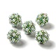 Polymer Clay Rhinestone Beads&nbsp;RGLA-D050-01B-2