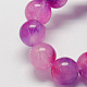 Two Tone Natural White Jade Bead Strands&nbsp;G-R165-10mm-10-1