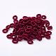 Polyester Weave Beads&nbsp;WOVE-N003-04-1