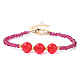 Round Natural Agate Beaded Bracelets&nbsp;ZS3051-8-1