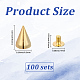 100Pcs Alloy Rivets&nbsp;FIND-GF0008-54G-2