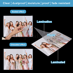 50 Sheets Laminating Pouch Film Photo Protecting Sheets&nbsp;AJEW-PH0003-95