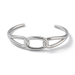 304 Stainless Steel Cuff Bangles for Women&nbsp;BJEW-Z078-16P