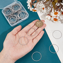 50Pcs 304 Stainless Steel Linking Ring&nbsp;FIND-UN0003-62