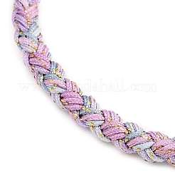 4MM Braided Nylon Cord Bracelets&nbsp;FIND-A057-01G-18