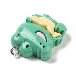 Opaque Resin Pendants&nbsp;RESI-Z028-01B